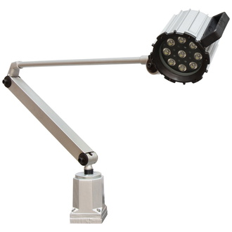 ELMAG LED-Arbeitsleuchte lang, unten mit Quadratarm