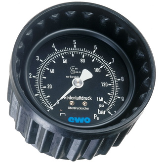 ELMAG Druckmanometer mit Schutzkappe 0-25 bar, Ø 80 mm, für Modell 80-EWO