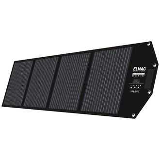 ELMAG Faltbares Solarpanel SOLAR 220 - monokristallin, 18VDC, 220Wp für tragbare Powerstations