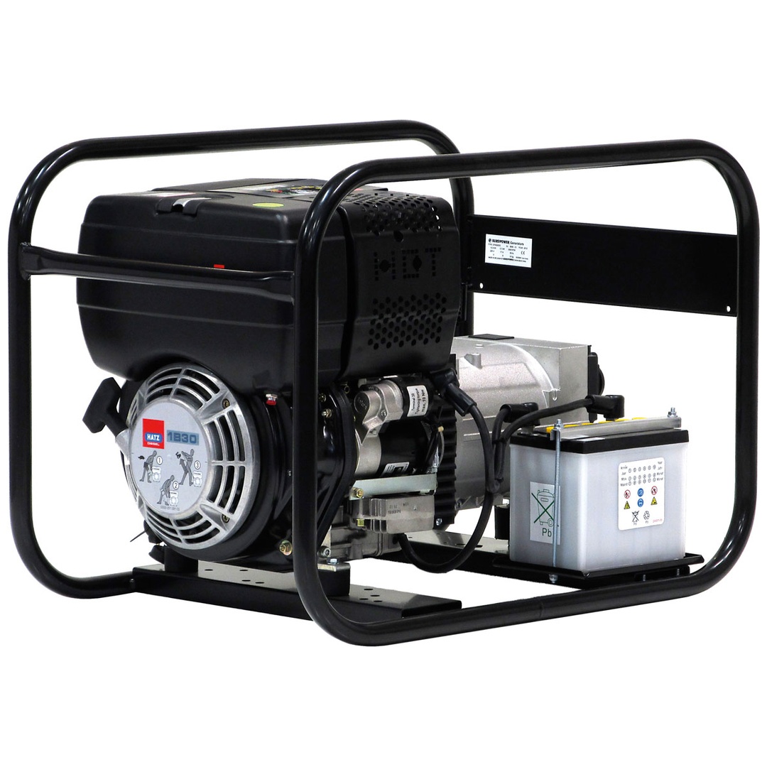 ELMAG Stromerzeuger SED 6000WE-AVR mit HATZ-Motor 1B40 mit Elektrostart und AVR-Regelung
