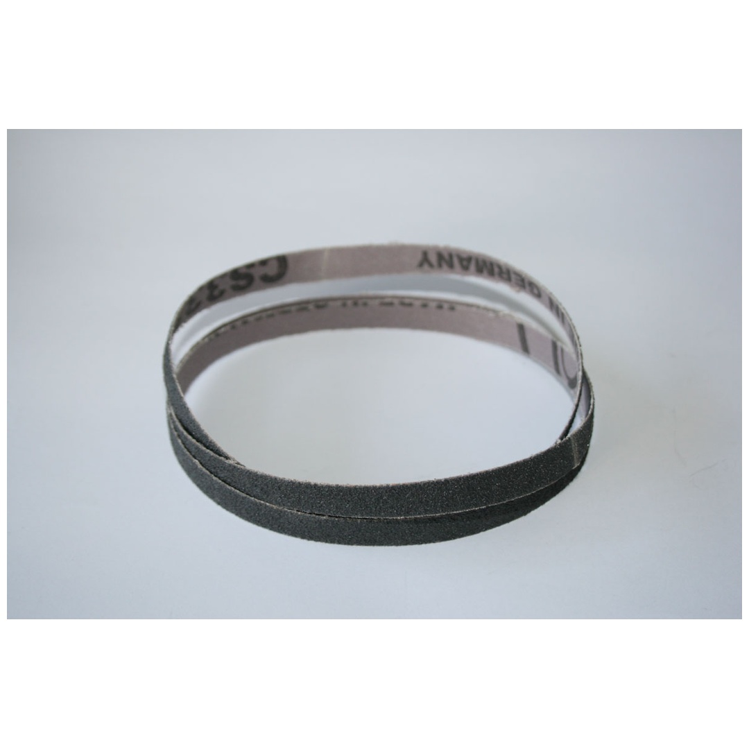 ELMAG Schleifband SCHWARZ für EPS 450, 10x330mm, Korn 60, 25 Stk.-Packung, Sica-Korn, spez. für Kunststoff, Carbon,..