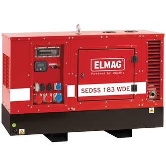 ELMAG Stromerzeuger SEDSS 183WDE-AVR-DSE4520-V2, mit KUBOTA-Motor D1105 (super-schallgedämmt)