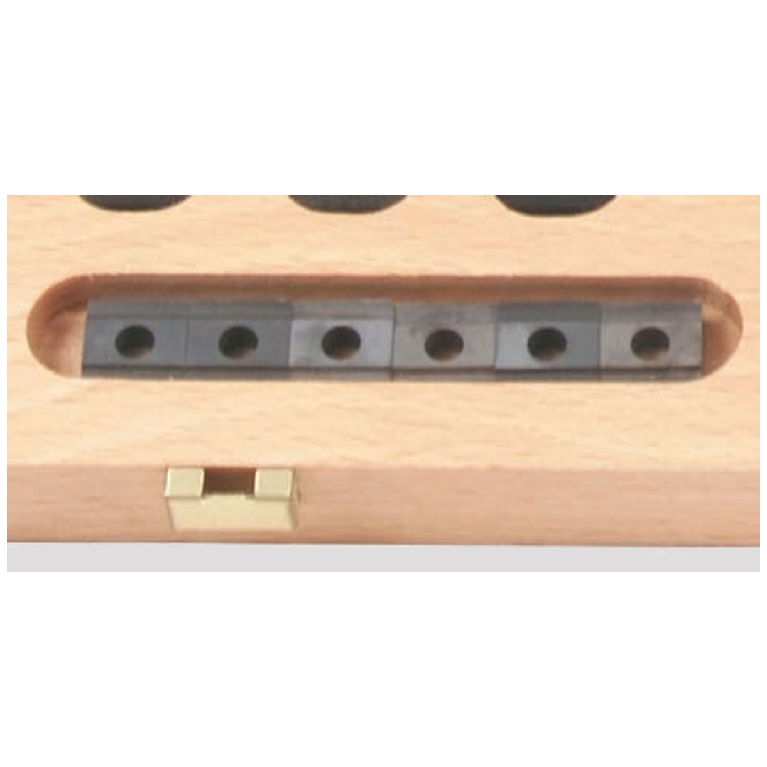 ELMAG Wendeplatte zu DM-Satz Camlock, ab 16x16mm passend, quadratischunbeschichtet