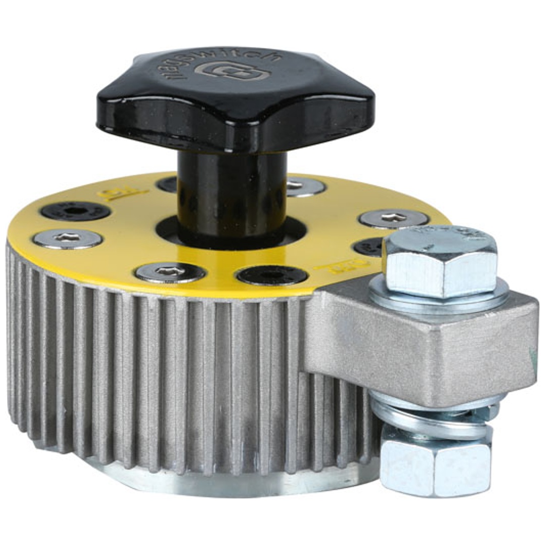ELMAG MAGSWITCH Magnet-Polklemme 600 A., ON/OFF schaltbar, lxbxh 106x79x66mm, Haltekraft 89 kg