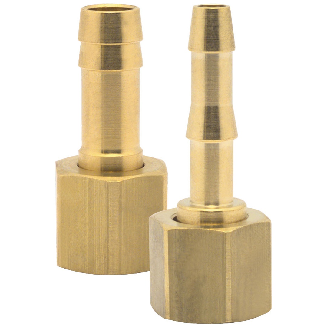 ELMAG Schlauchtülle mit Überwurfmutter, IG 1/4, 6 mm, Messing, 1 Stk. Packung - SB
