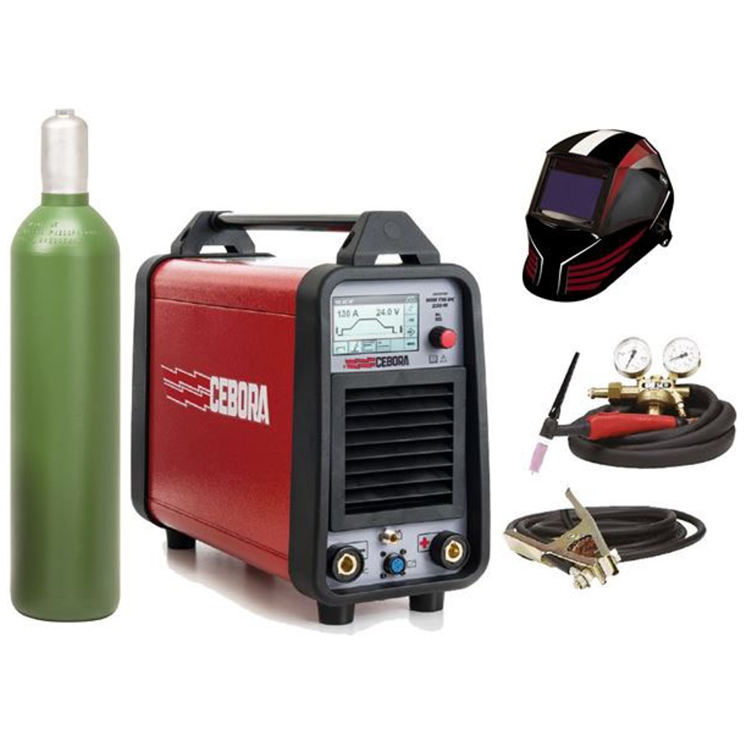 ELMAG Profi WIG-DC-Schweißinverter PFC CEBORA WIN TIG DC 220 M Plug & Play-SET