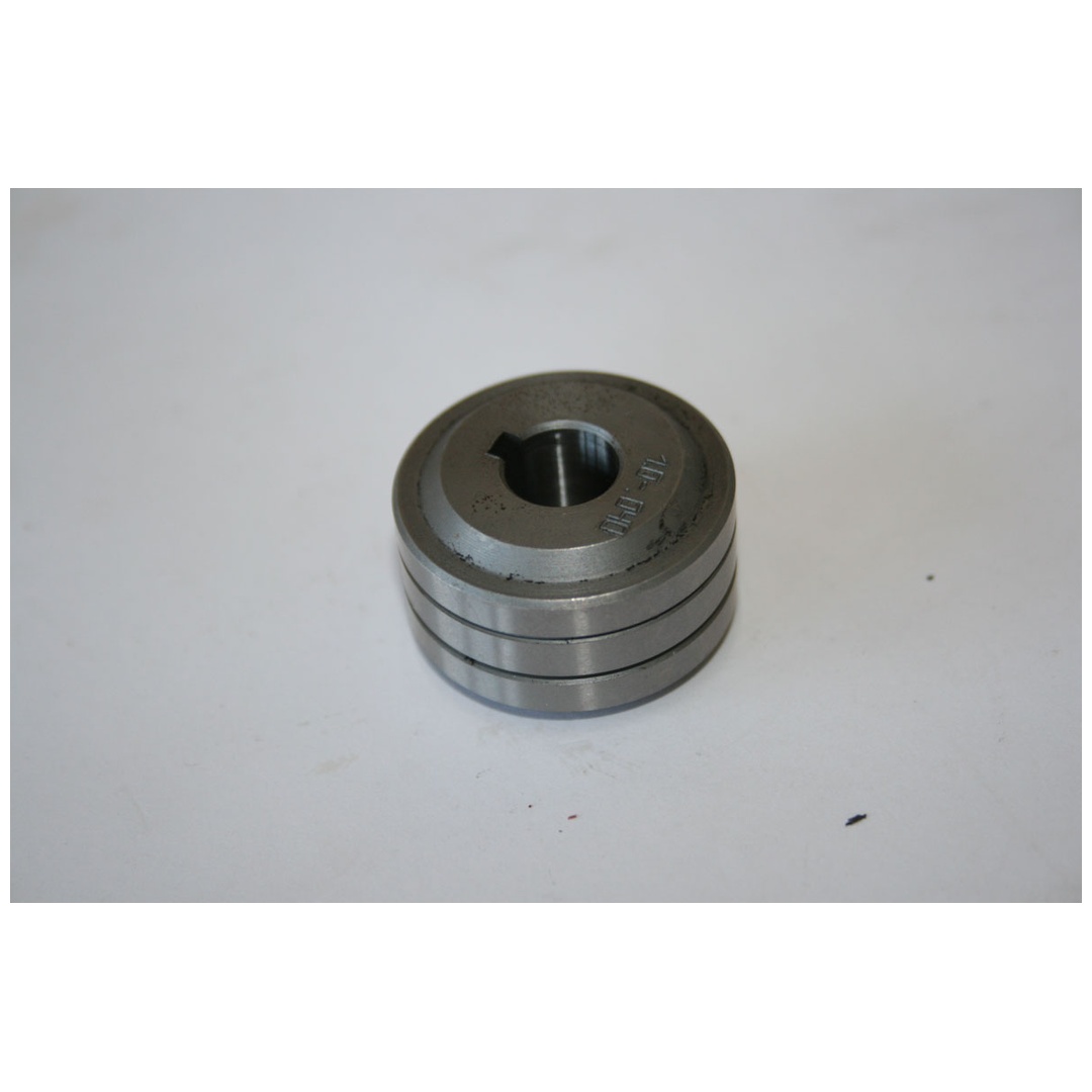 ELMAG Vorschubrolle 0,8/1,0 mm, für ETP 220/222/225/230 SynPuls, und EMS 1725/1820 (AØ 30mm/IØ 10mm, 18mm breit), f. Fe/CrNi/CuSi, TS, TRAPEZNUT