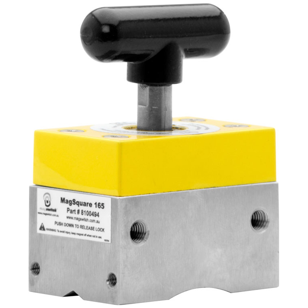 ELMAG MAGSWITCH Magnet-Anschlagblock MS 165, lxbxh 48x31x65mm, Haltekraft 68 kg, ON/OFF schaltbar