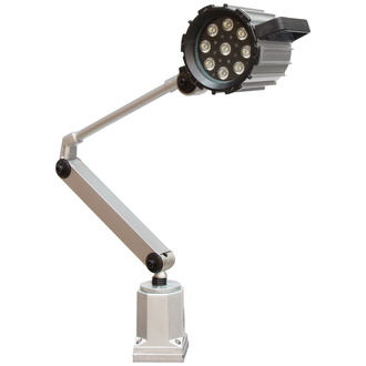 ELMAG LED-Arbeitsleuchte mittel, unten mit Quadratarm