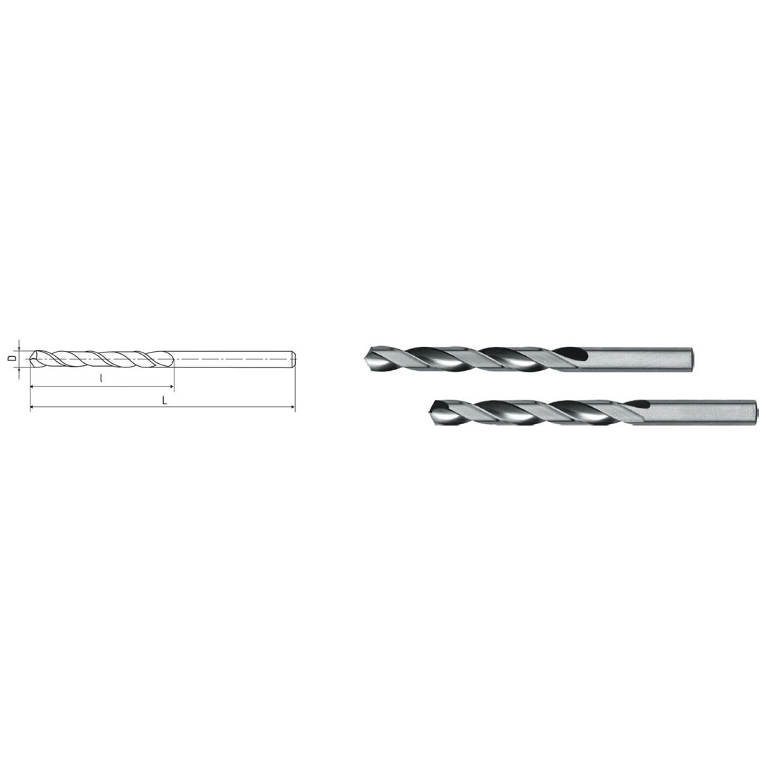ELMAG HSS-Spiralbohrer DIN 338, Ø 16, 178 mm lang