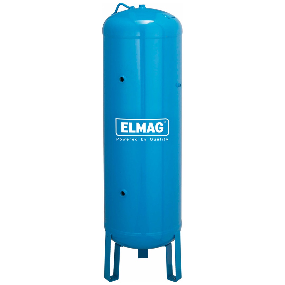 ELMAG Druckluftkessel stehend, 11 bar, EURO S 500 CE (inkl. Manometer 63 mm 1/4 hinten, 0-16 bar und Sicherheitsventil AG 3/8-10 bar)