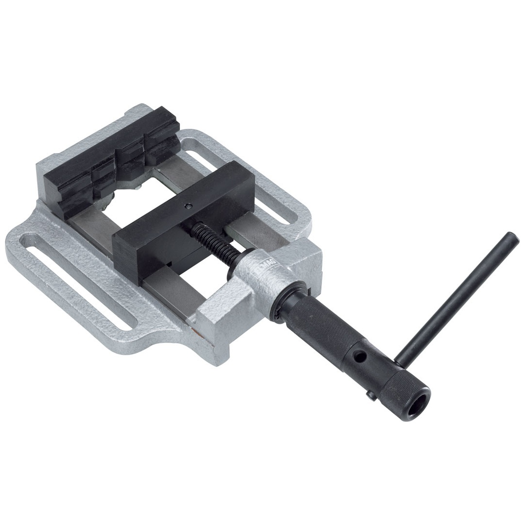 ELMAG PROFI-Maschinenschraubstock 5/ 125 mm, mit Prismenbacke, Spannweite 120mm