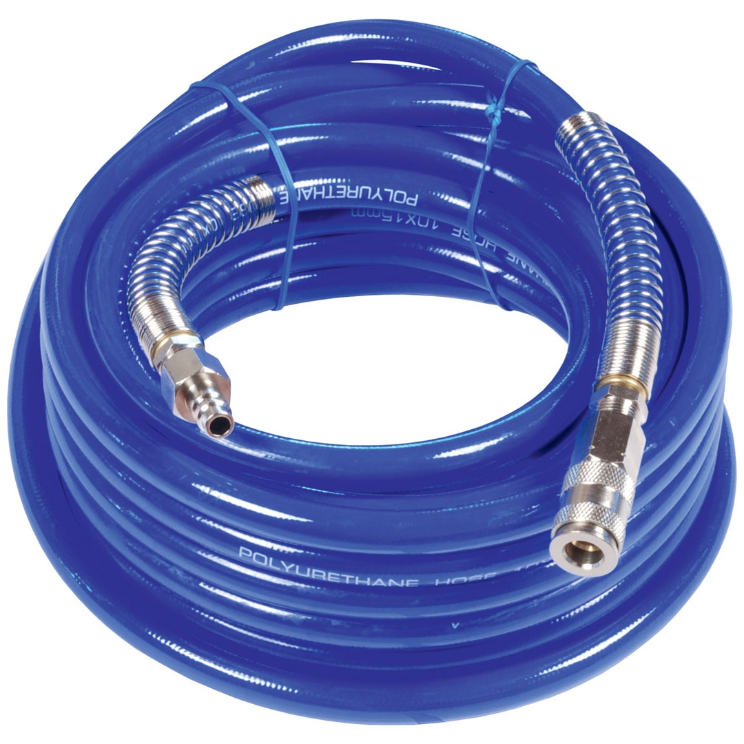 ELMAG PU Druckluftschlauch-Set, Ø 8x12 mm, 10 m