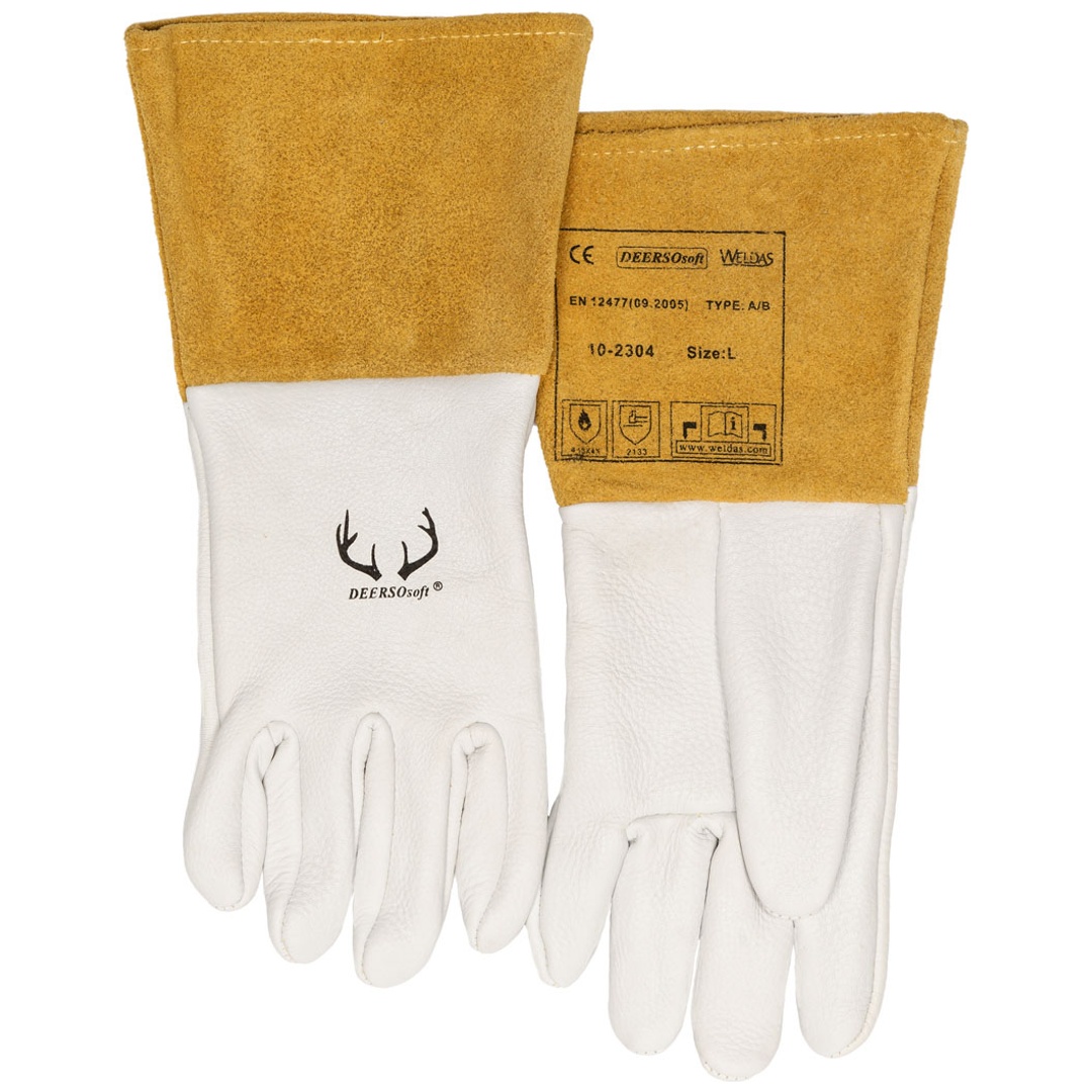 Weldas 5-Finger-Schweißerhandschuh 10-2304, Gr. 10,5