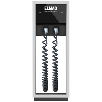 ELMAG Doppelladestation BOOGIE 2x22kW-3ph mit Spiralkabel