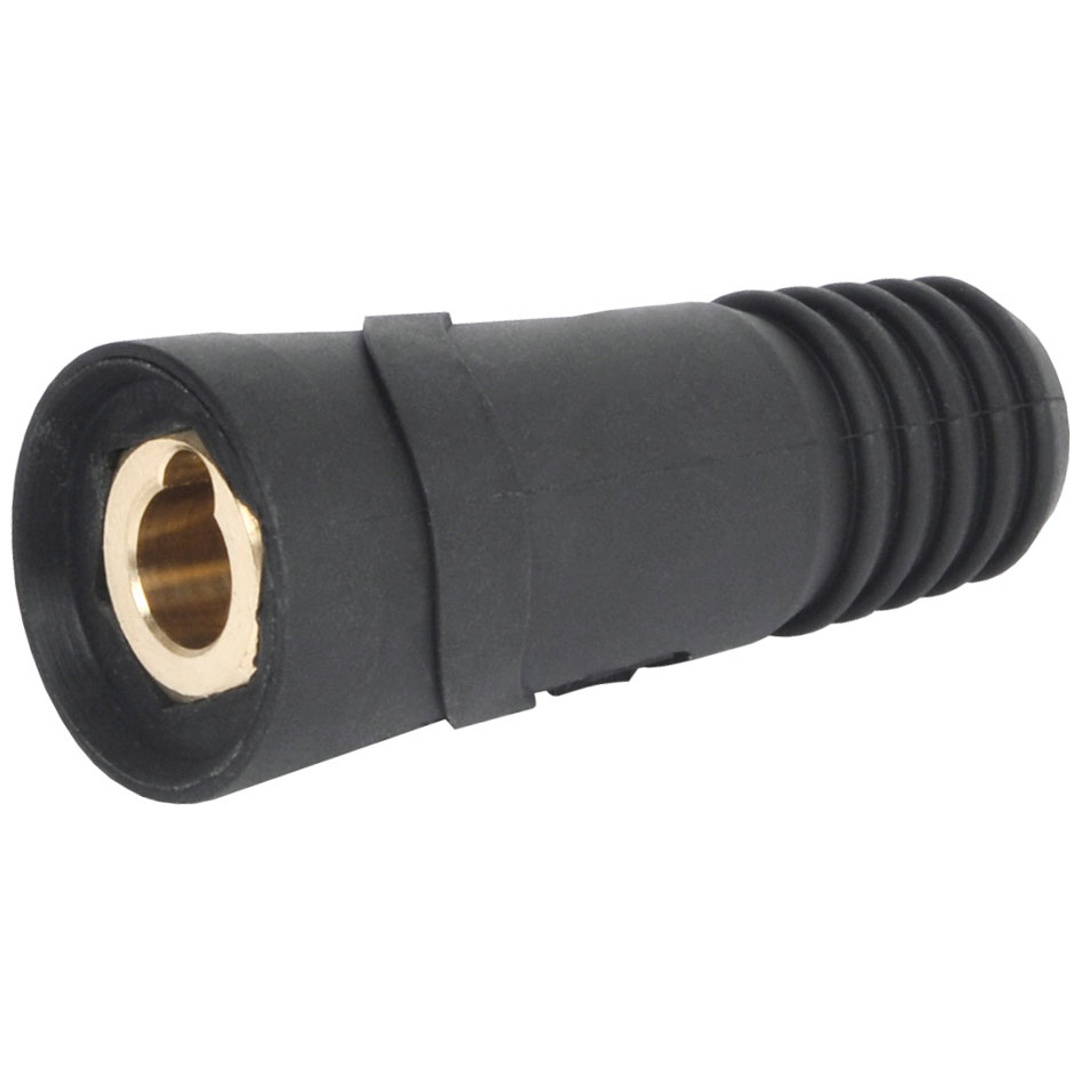 ELMAG SK-Buchse/Kupplung, rot, 35/50 mm2, Zapfen-Ø 13 mm, 60% ED @ 315A mit roter PVC-Hülse