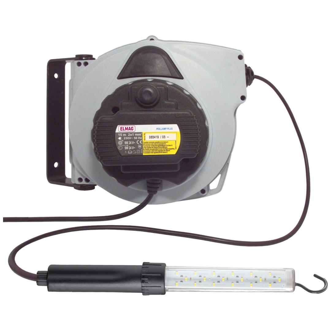 ELMAG Automatischer Kabelaufroller ROLL ELECTRIC LIGHTY LED 230-24/15