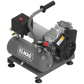 ELMAG Spezialkompressor ÖLFREI EXTREME 3, 12V, mit 7 lt. Kessel, max. 10 bar