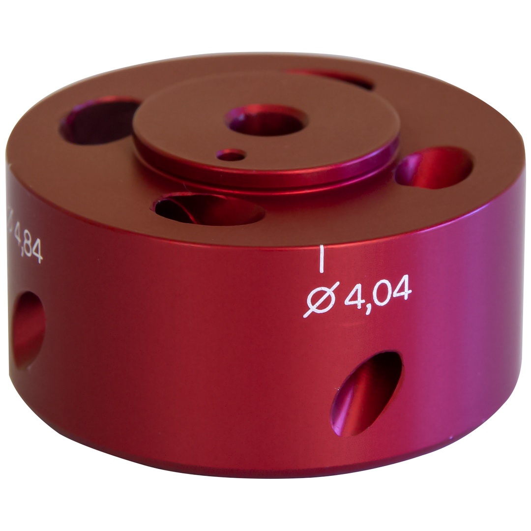 ELMAG Spezial-Schleifkopf rot zu TURBO-SHARP X, für Elektrodendurchm. 1,0/4,0/4,8 & 6,0 mm