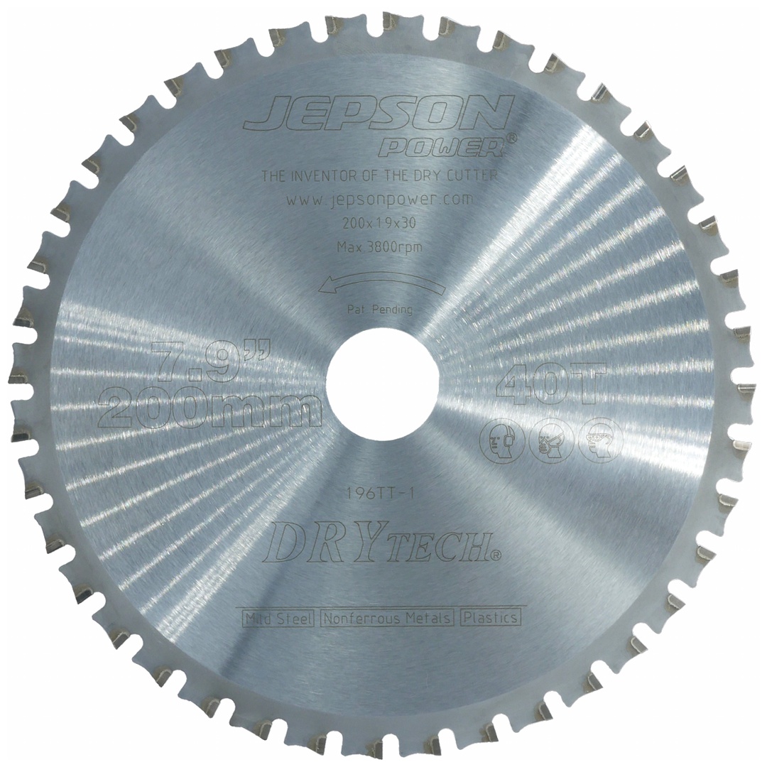 ELMAG Jepson Power HM-Sägeblatt, THT 200x1,90x30 mm, 40 Zähne inkl. Red.-Ringe 30/25, 30/20, 30/16mm