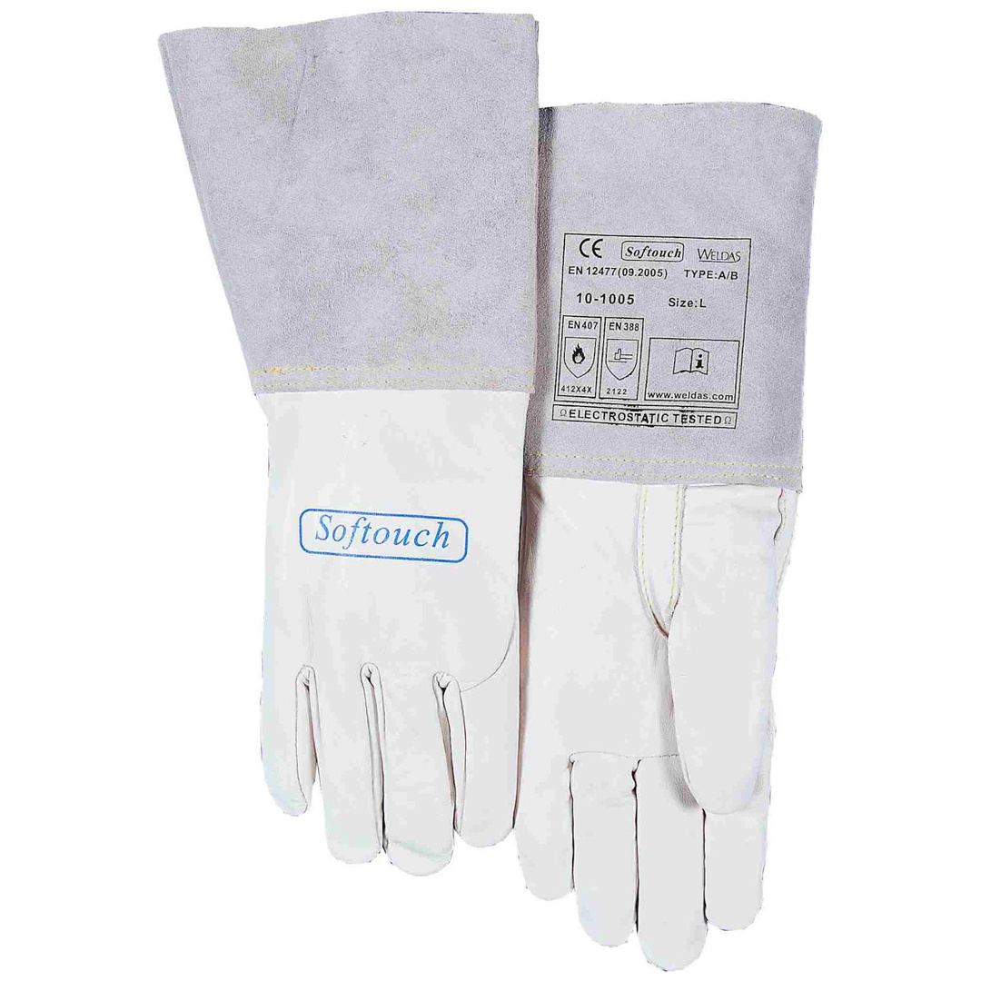 Weldas 5 Finger-Schweißerhandschuh 10-1005, Gr. 7,5