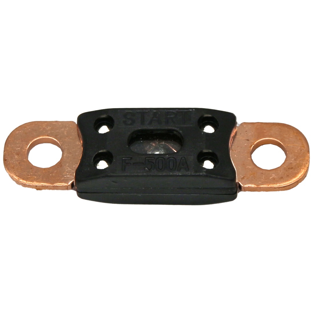 ELMAG Sicherung 500A klein für Start Truck in Polklemme - orig. lxbxh 56,5x15x10mm, B.: 6,5mm, Lochmittig 41mm