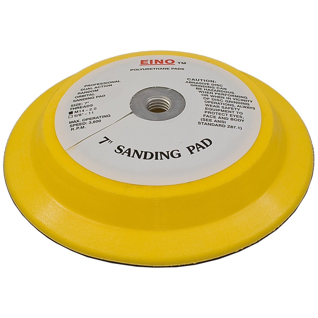 ELMAG Schleifteller Ø 125 mm, ungelocht, Klett/Velcro, 5/16 Aufnahme, für EPS 441 (auch für EPS 440 und EPS 443 geeignet)