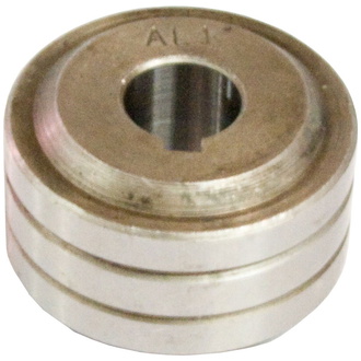 ELMAG Vorschubrolle 1,0/1,2 mm, für ETP 220/222/225/230 SynPuls, und EMS 1725/1820 (AØ 30mm/IØ 10mm, 18mm breit), f. Fe/CrNi/CuSi, TS, 'TRAPEZNUT'