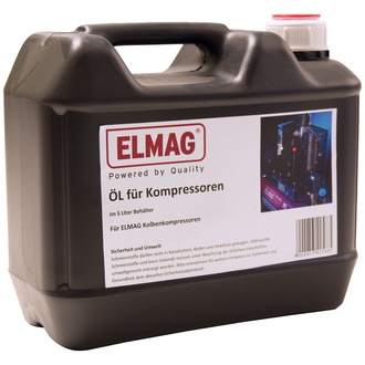 ELMAG Öl für Kompressoren, 5 l, (HD 20W-30)