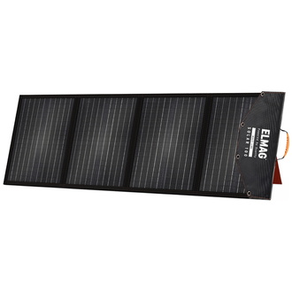 ELMAG Faltbares Solarpanel SOLAR 100 - monokristallin, 18VDC, 100Wp für tragbare Powerstations