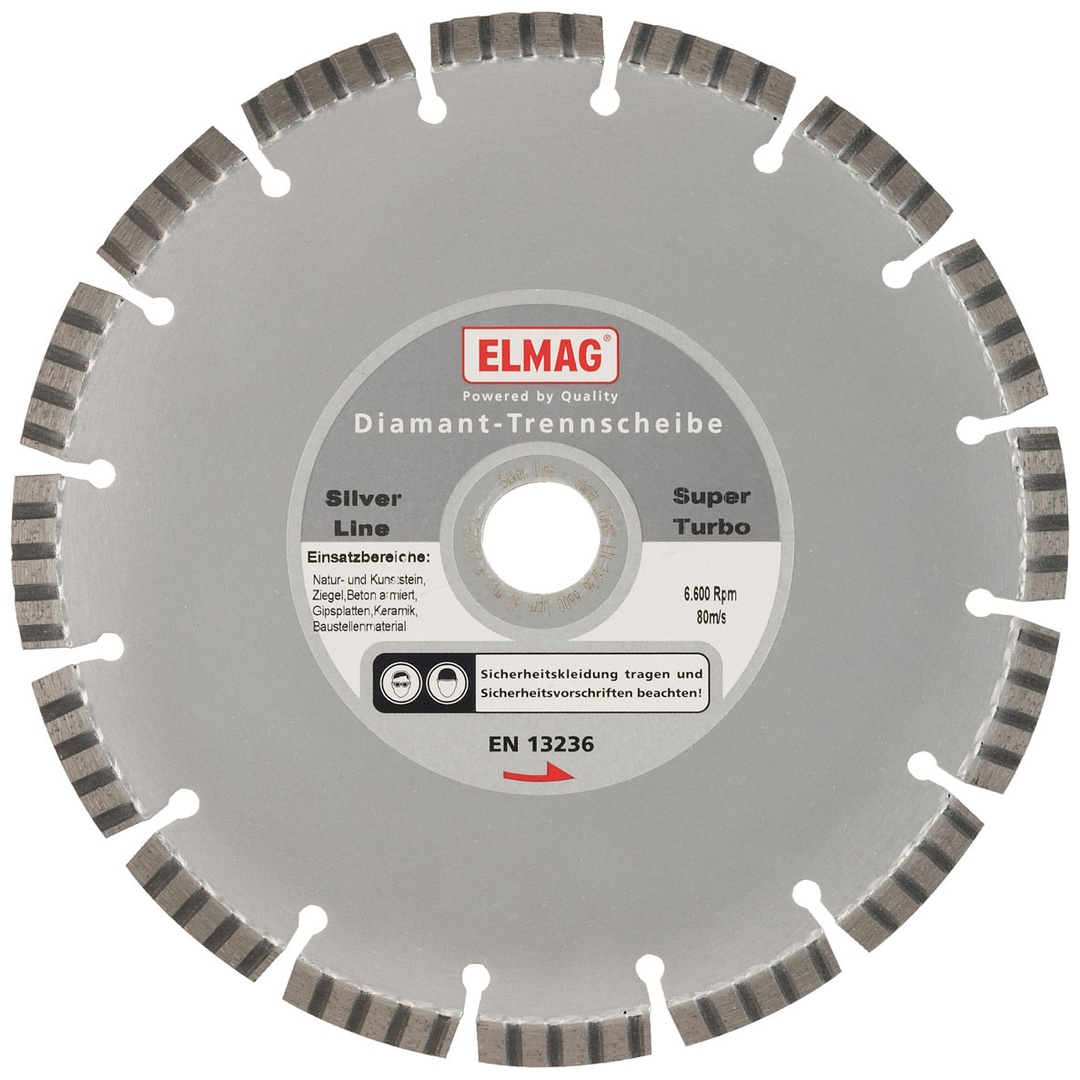ELMAG Diamantscheibe 350 mm, PREMIUM LINE - ASPHALT (Bohrung: 25,4 mm) (speziell für Fugenschneider)