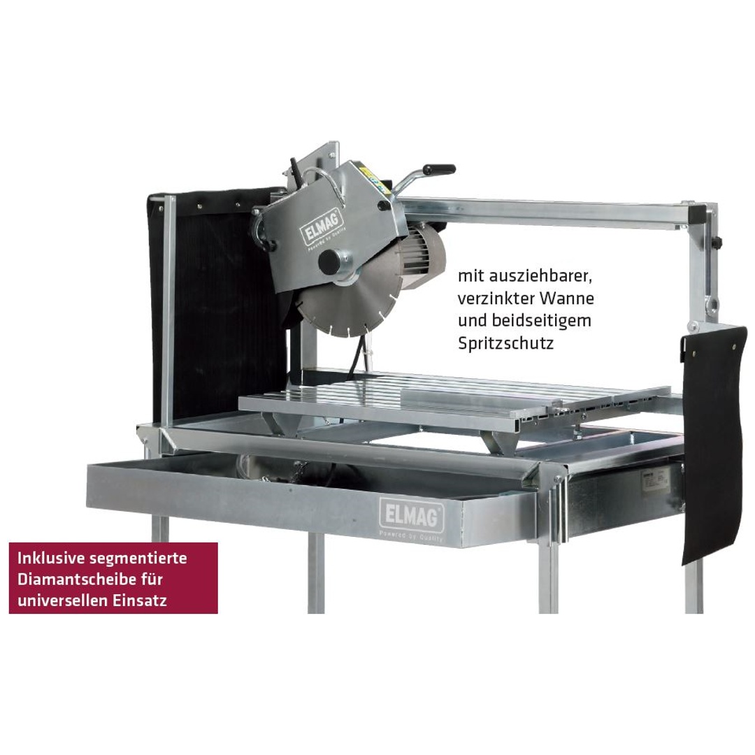 ELMAG Steintrennmaschine (inkl. Dia), STM 810/350, 400 Volt