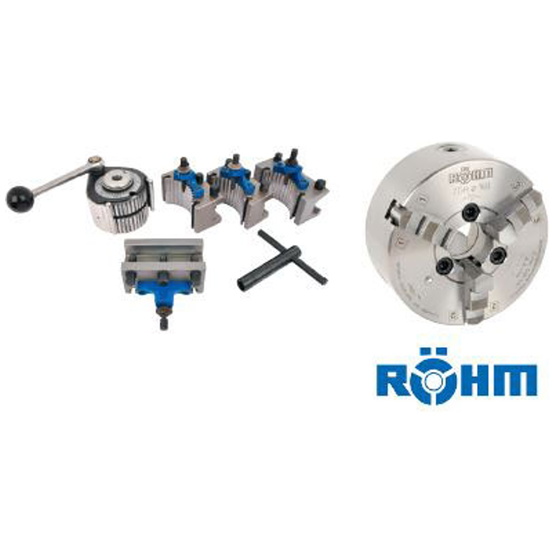 ELMAG Universal-Drehmaschine INDUSTRIE 2000/230 HD, inkl. RÖHM-Drehfutter inkl. - 3