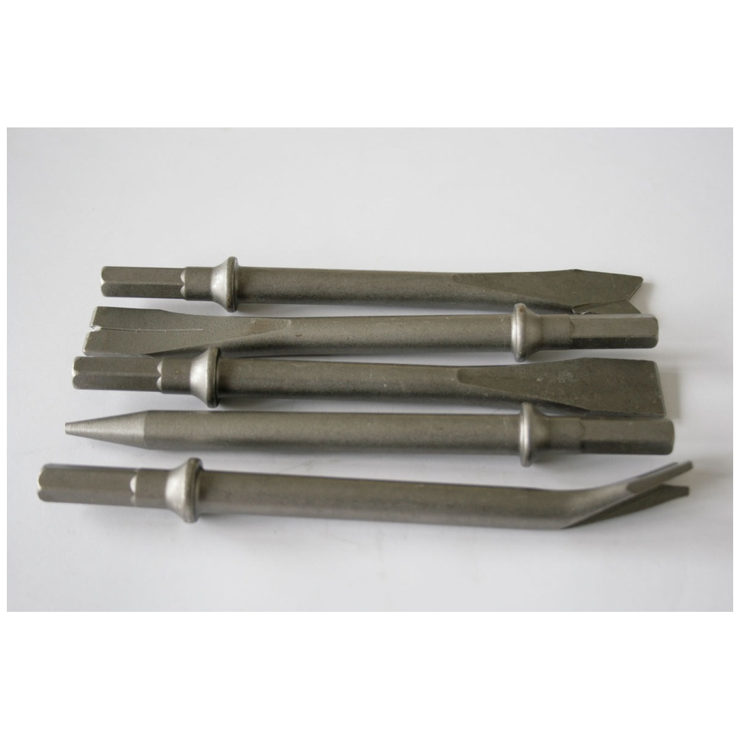 ELMAG Meißel-Set 6-kant, 10,2 mm, 5-tlg., 175 mm lang, für Meißelhämmer
