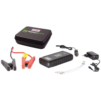 ELMAG Li-Energiestation / Startgerät 12V, LITHIUM SMART BOOSTER X7 - Digital 15 000 mAh, I-Start 500 A, inkl. LED Beleuchtung, Starterkabel, Multi USB