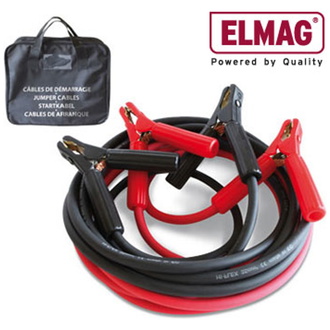 ELMAG Starthilfekabel-Set max. 700 A, Polkl. vollisoliert, 2 x 4,5 m, 35 qmm, inkl. Tragetasche