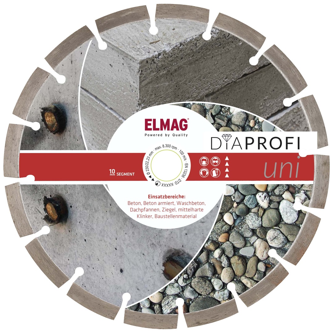 ELMAG Diamantscheibe 700 mm, SILVER LINE - UNI (Bohrung: 30,0 mm)