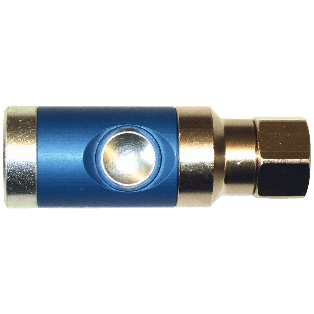 ELMAG Sicherheitskupplung IG 1/2, mit Druckknopf und Drehgelenk DN 7,4, 1 Stk. Packung - SB