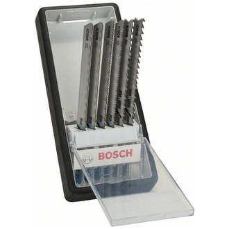 Bosch Stichsägeblatt-Set Robust Line Metal PROFILe, T-Schaft, 6-tlg.