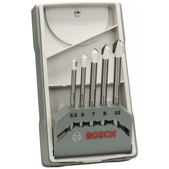 Bosch 5-tlg. CYL-9 Ceramic Fliesenbohrer-Set, 5,510 mm