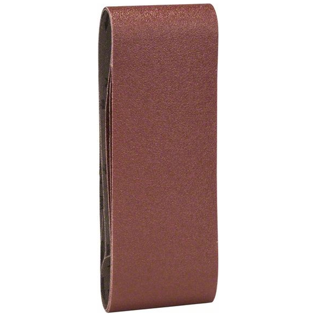 Bosch Schleifband-Set, 3-tlg., rote Qualität, DIY, 75 X457 mm, 80