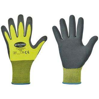 Stronghand Montagehandschuh Flexter 0530 7 neogelb/grau