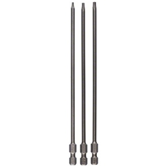 Bosch Schrauberbit-Set Extra-Hart, 3-tlg., T8, T10, T15, 152 mm