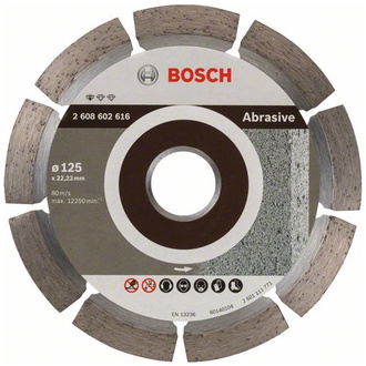 Bosch Diamanttrennscheibe Standard for Abrasive, 125 x 22,23 x 6 x 7 mm