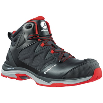 Albatros Sicherheitshalbschuh ULTRATRAIL MID S3 ESD HRO SRC 636200 Gr. 40 schwarz/rot