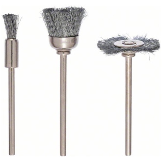 Bosch Mini-Bürsten-Set, 3-teilig, DIY