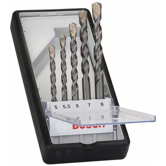 Bosch 5-tlg. CYL-3 Betonbohrer-Set, Robust Line, 58 mm