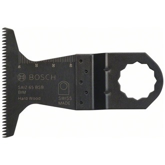 Bosch BIM Tauchsägeblatt SAIZ 65 BSB, Hard Wood, 40 x 65 mm