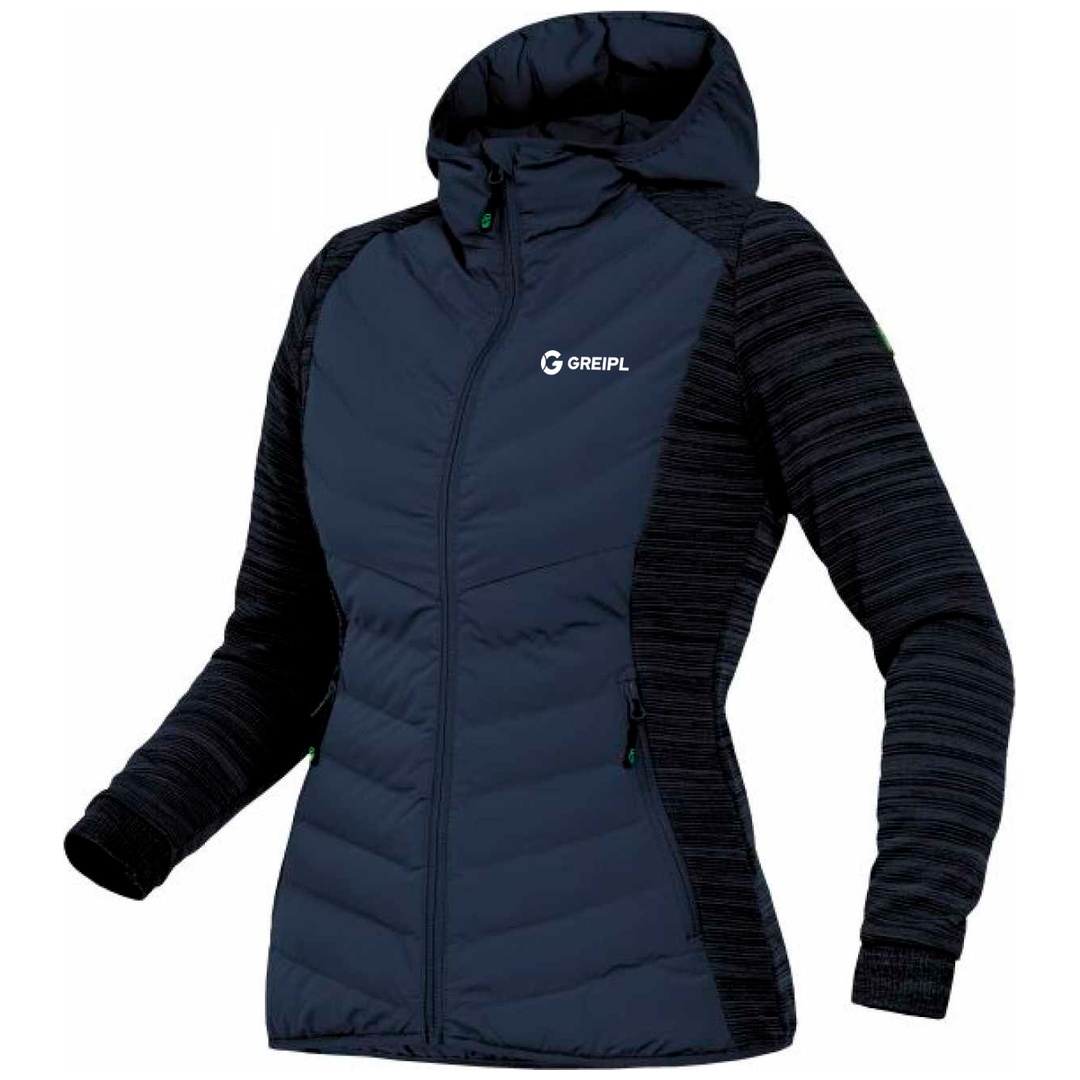 Leibwächter Hybridjacke CADHYJ Gr. 38 marine mit GREIPL Bruststick