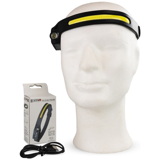 PROFIL LED-Akku-Kopflampe Stirnlampe 5W + 3W 300 Lm IP44